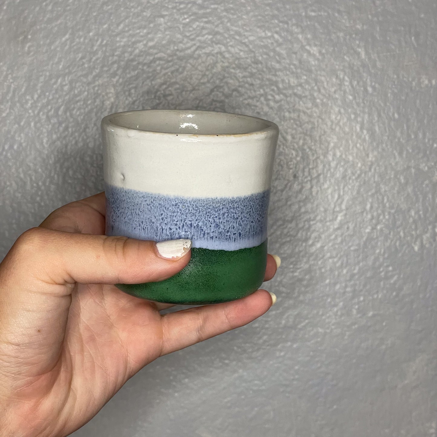 Handmade TriColor Cup