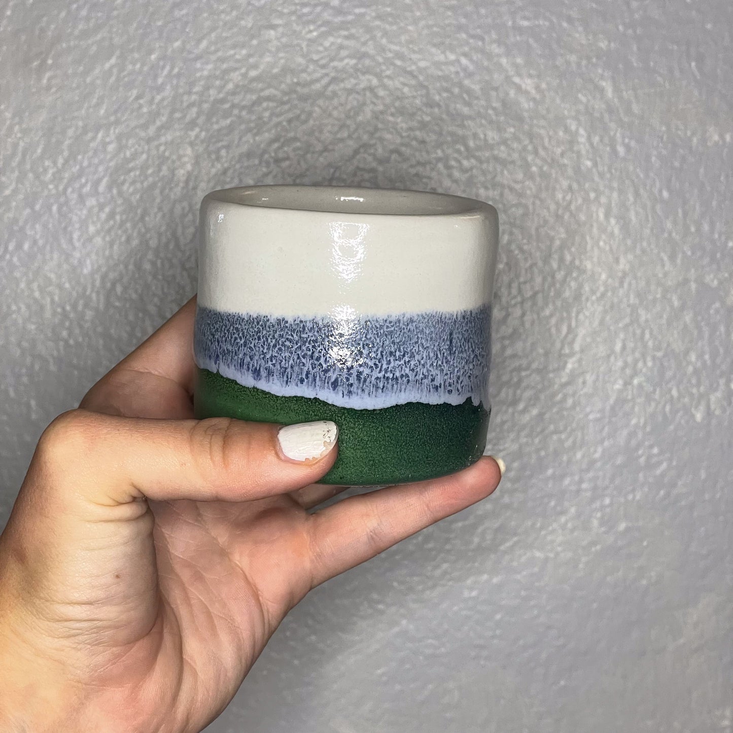 Handmade TriColor Cup