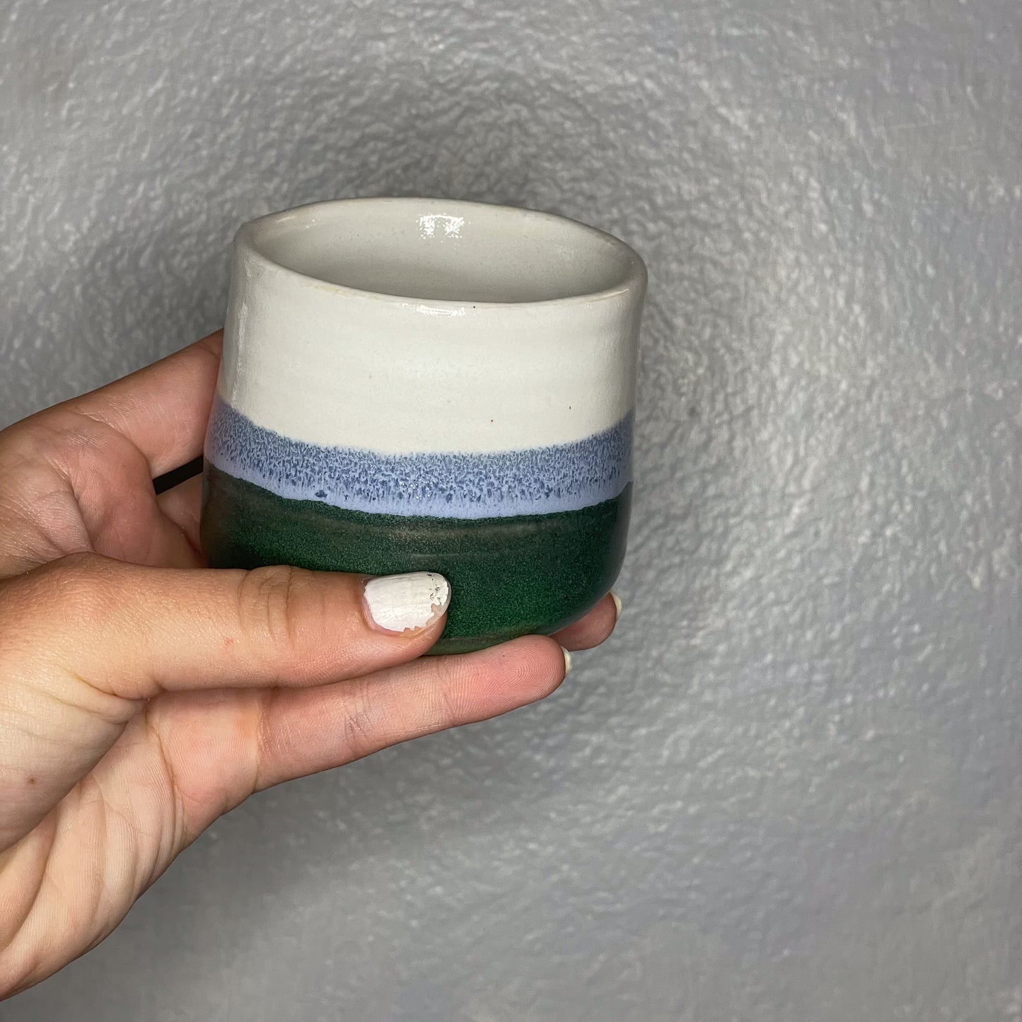 Handmade TriColor Cup
