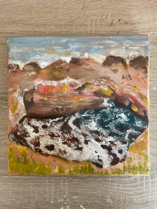 Devils Punchbowl Oil Painting Original