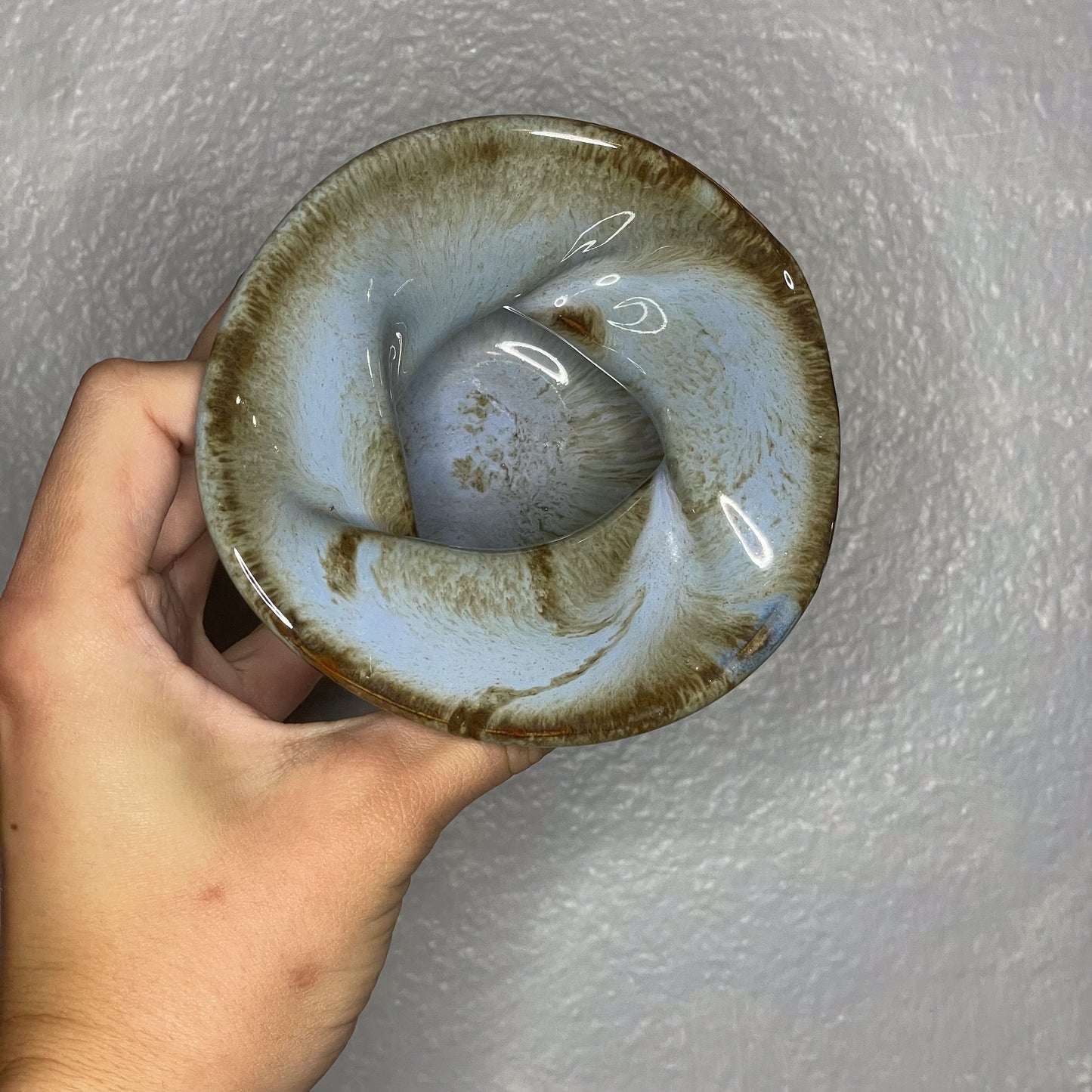 Handmade Spiral Small Vase