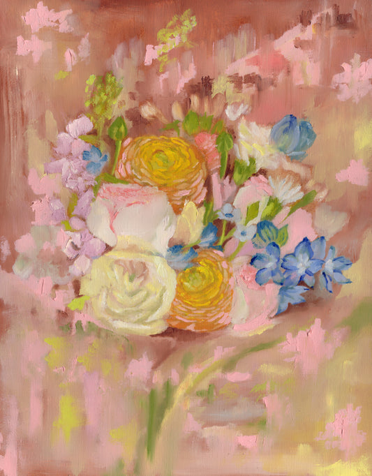 Floral Oil Painting Original